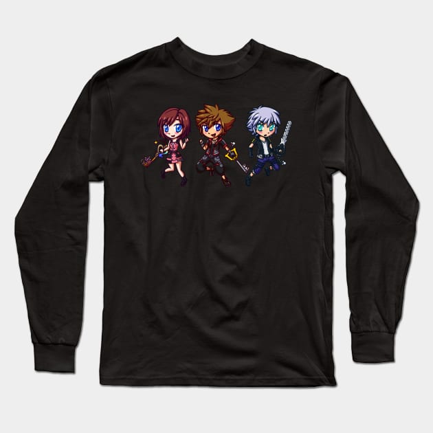 The Paopu Trio KHIII Chibis Long Sleeve T-Shirt by LankySandwich